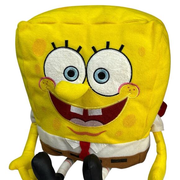 VTG 2003 SpongeBob SquarePants Stuffed Plush Bag Backpack 10" Nickelodeon Y2K - Picture 2 of 16